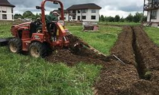 Копка траншей для водопровода в Выборге: цена за метр от 945 руб.